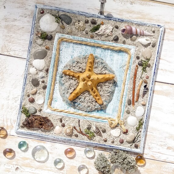 Beach House Starfish Decor Hut Coastal Decorating Beach Etsy