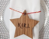 Christmas Star Place Names in Oak
