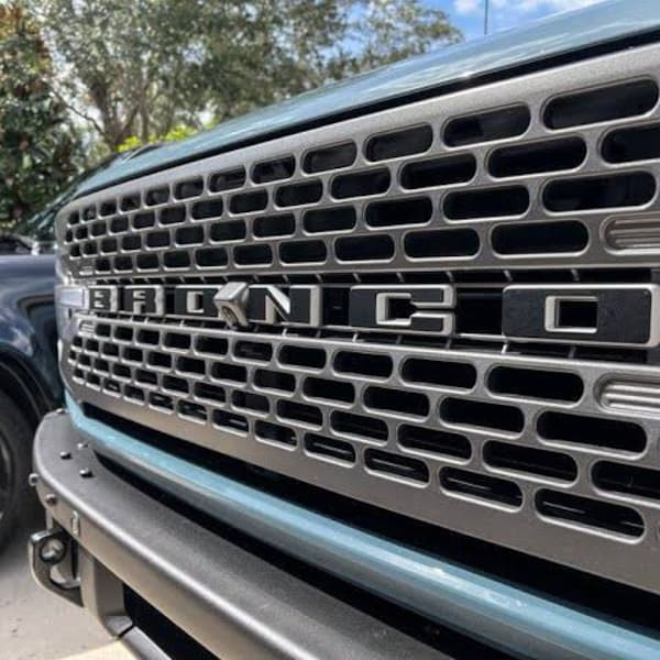 Ford Bronco front Grill Decal