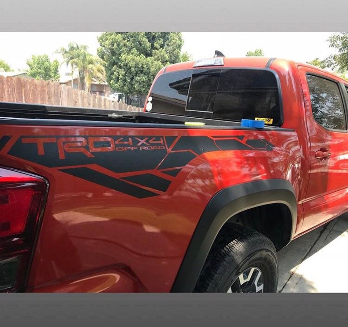 Trd Pro Style Bed Side Decal Trd Sport Bed Side Decal Etsy