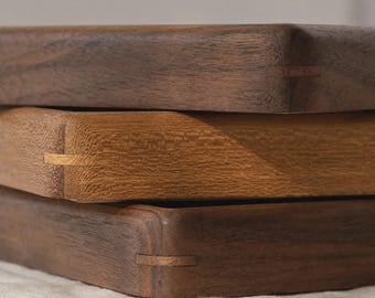 Bless Frame - Solid Wood Picture Frame | Rustic Walnut & Teak Photo Frame | Handmade Hardwood Frame | Anniversary, Wedding, Home Gift