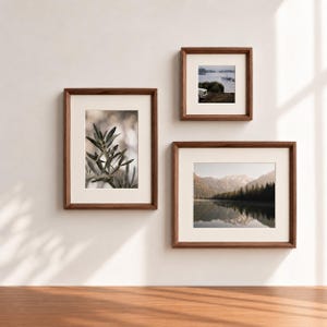 Studio Frame - Solid Wood Picture Frame, Tabletop or Wall Display, Gallery Wall Set