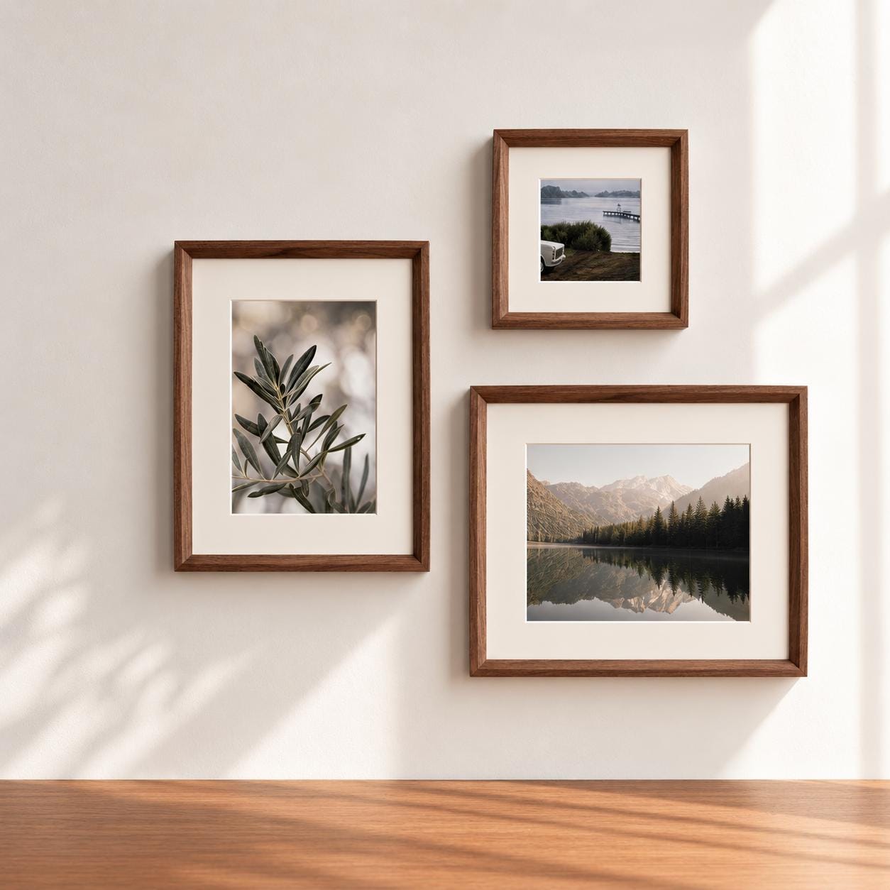 24x24 Walnut Frame - Etsy