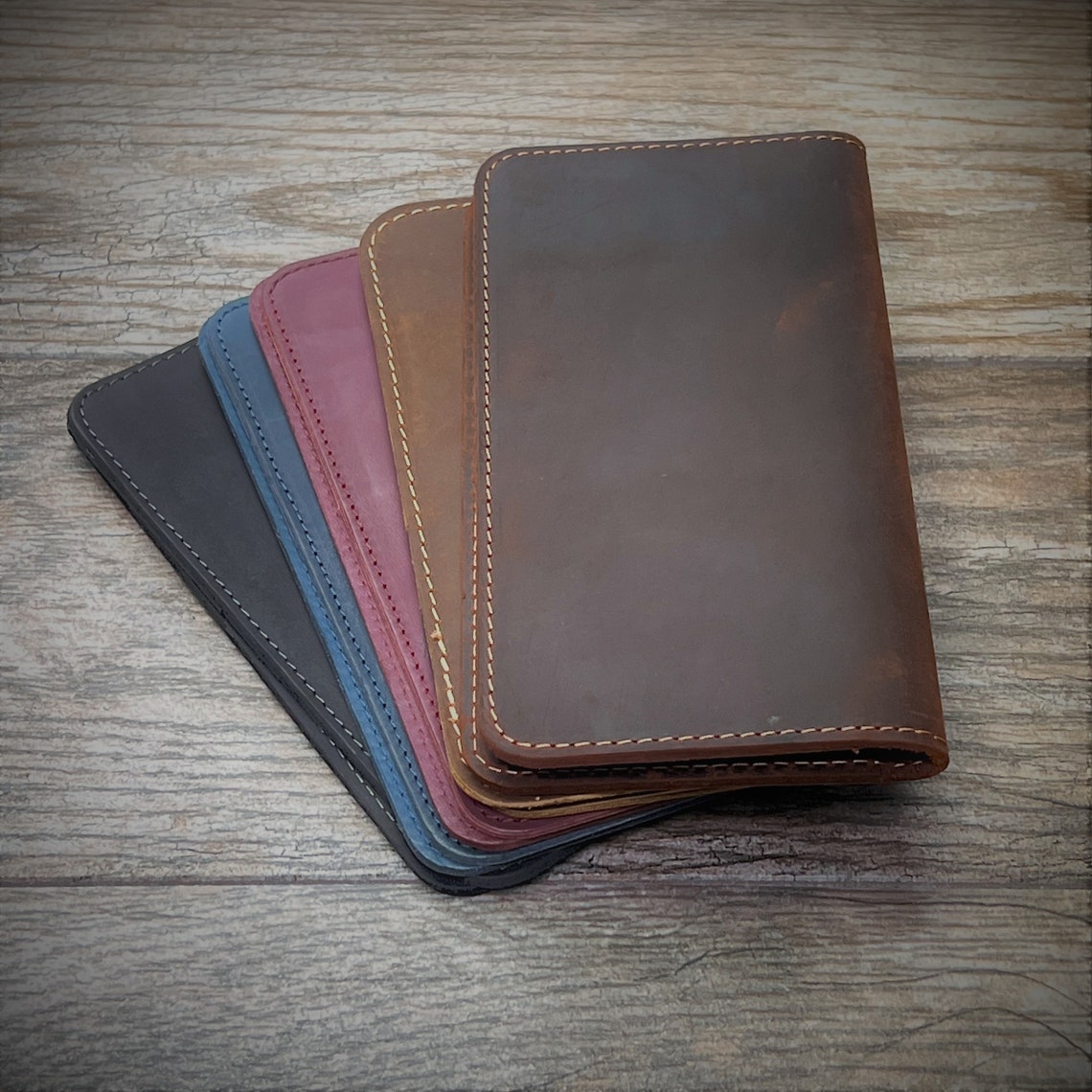 Personalized Checkbook Cover Leather Checkbook Checkbook Etsy