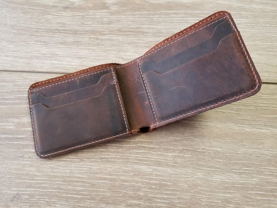 mens wallet front pocket wallet mens mens leather wallet | Etsy