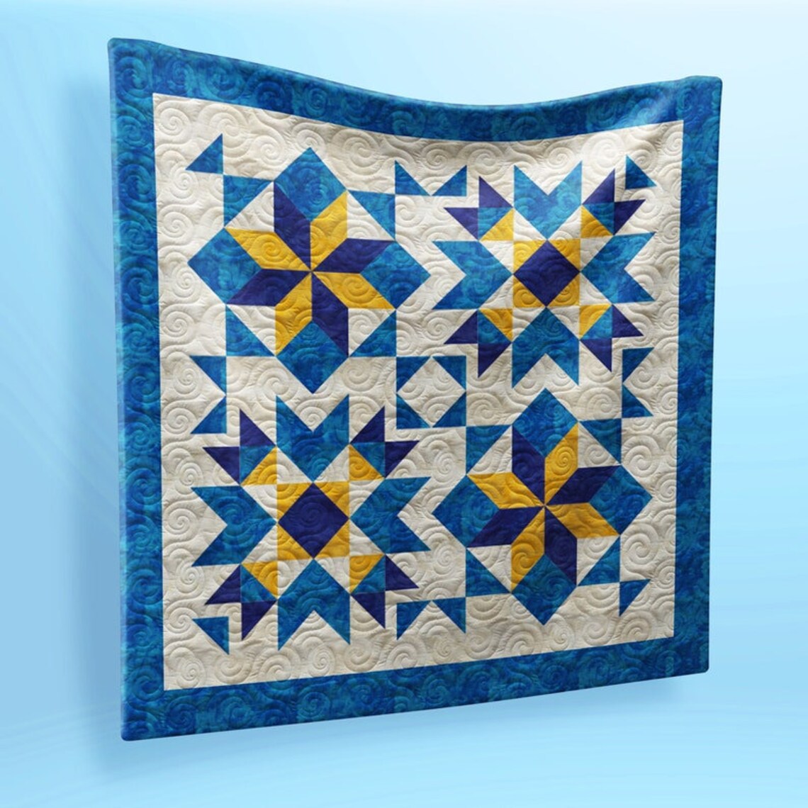 Cheesy Flower Wall Quilt PDF Pattern With Video Tutorial Etsy