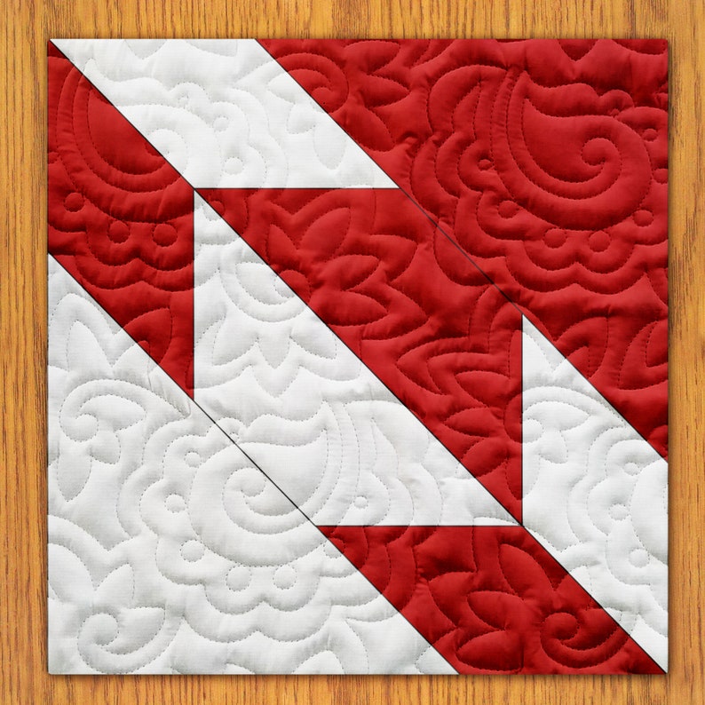 Small Hunter Star Quilt Block PDF Pattern With Video Tutorial Etsy