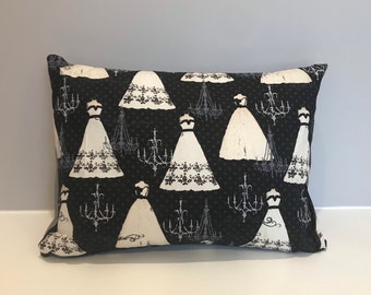 Chandelier, Wedding Dress Pillow