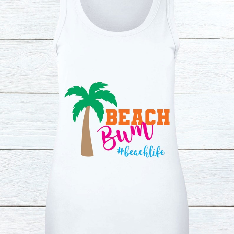 Download Beach Bum SVG Beach Life SVG Palm Tree SVG Holiday Svg | Etsy