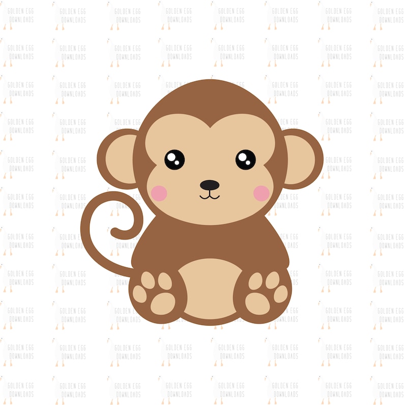 Free Free 130 Cute Monkey Svg Free SVG PNG EPS DXF File