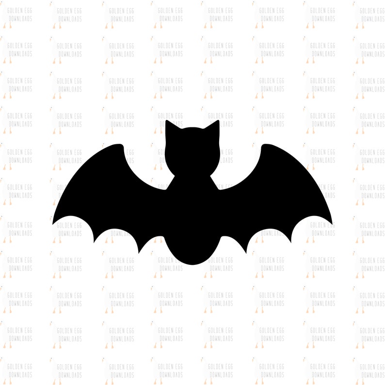Bat SVG Cute Bat SVG Cute Halloween Bat SVG Bat Silhouette - Etsy