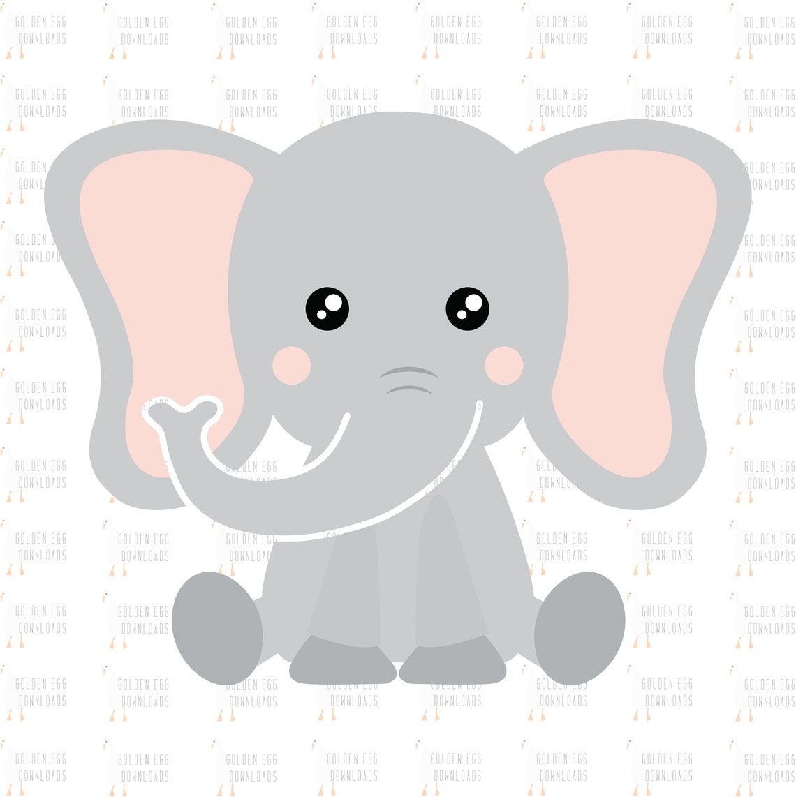 Cute Baby Elephant SVG Cutest Elephant SVG Baby Elephant - Etsy