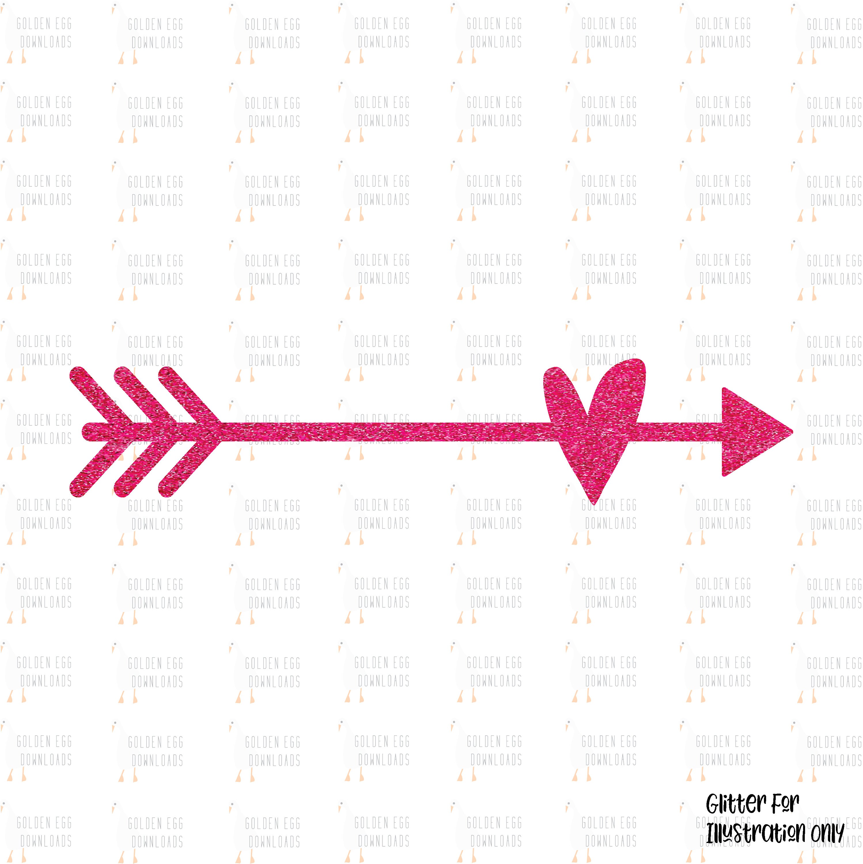 Arrow Heart SVG Arrow SVG Heart SVG Instant Download | Etsy