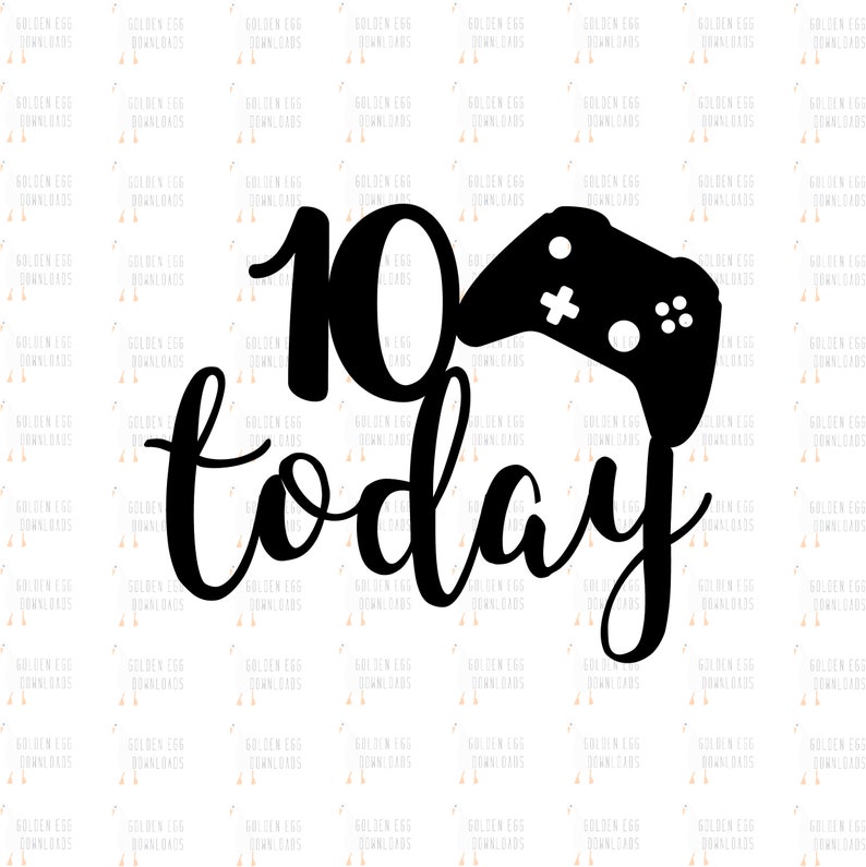 Download Birthday Boy Svg 10th Birthday SVG Age 10 Cake Topper | Etsy