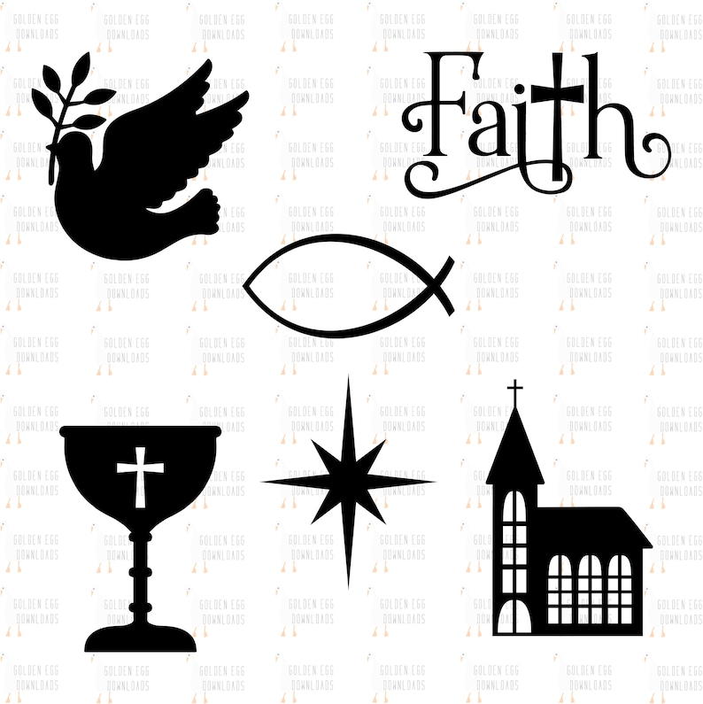 Download Catholic SVG Bundle Christian SVG Bundle Christian Symbols ...