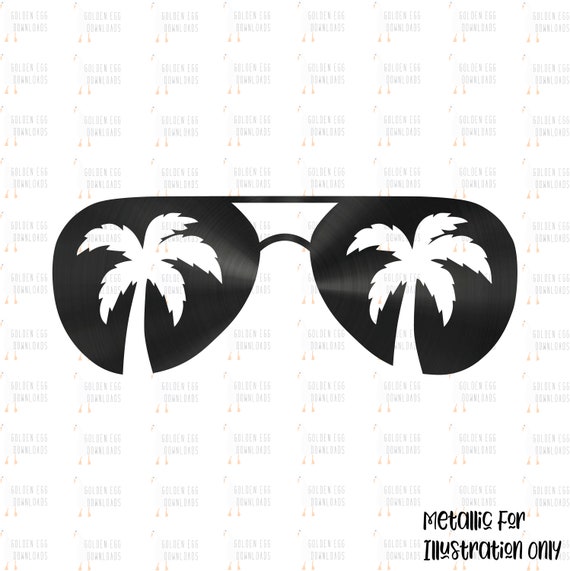 Download Sunglasses Svg Aviators Palm Tree Shades Svg Cool Shades Etsy