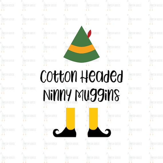 Buddy Elf Cotton Headed Ninny Muggins Christmas Elf Santa Etsy