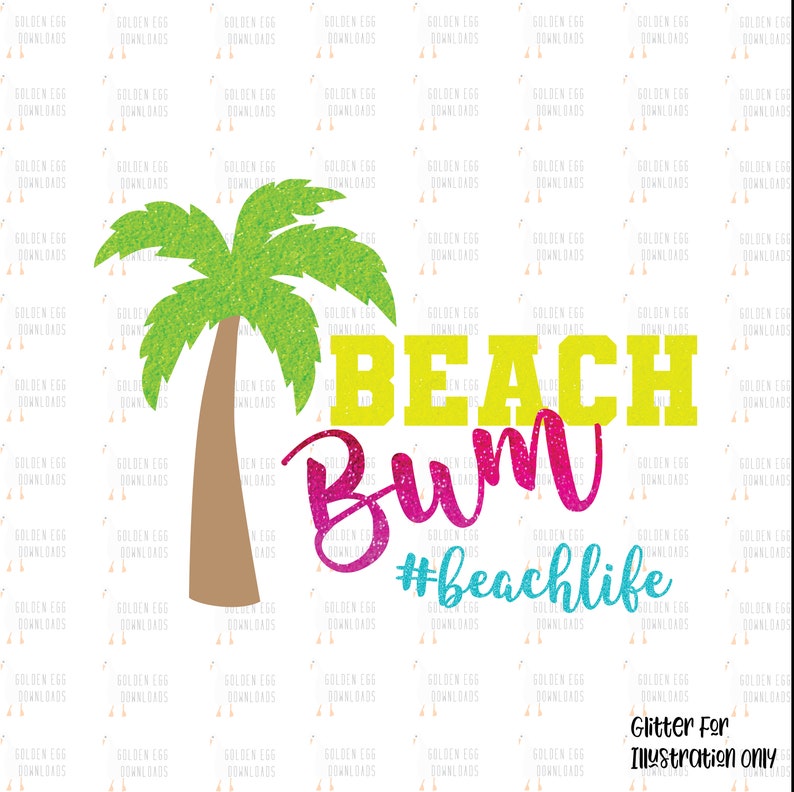 Beach Bum SVG Beach Life SVG Palm Tree SVG Holiday Svg - Etsy Finland