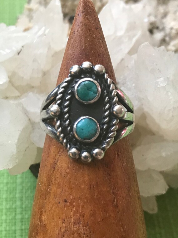 Twin Turquoise Ring