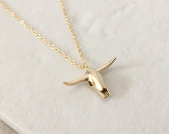 Longhorn Necklace | Etsy