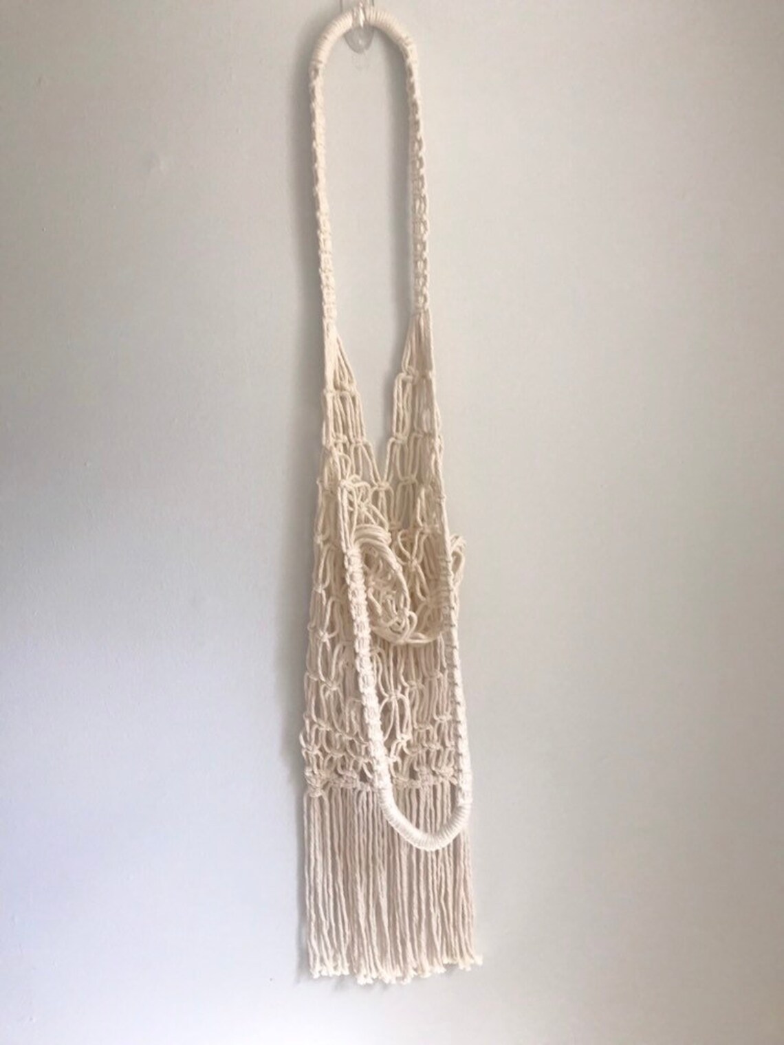 Handmade Macrame Reusable Bag Eco Friendly Produce and Beach | Etsy