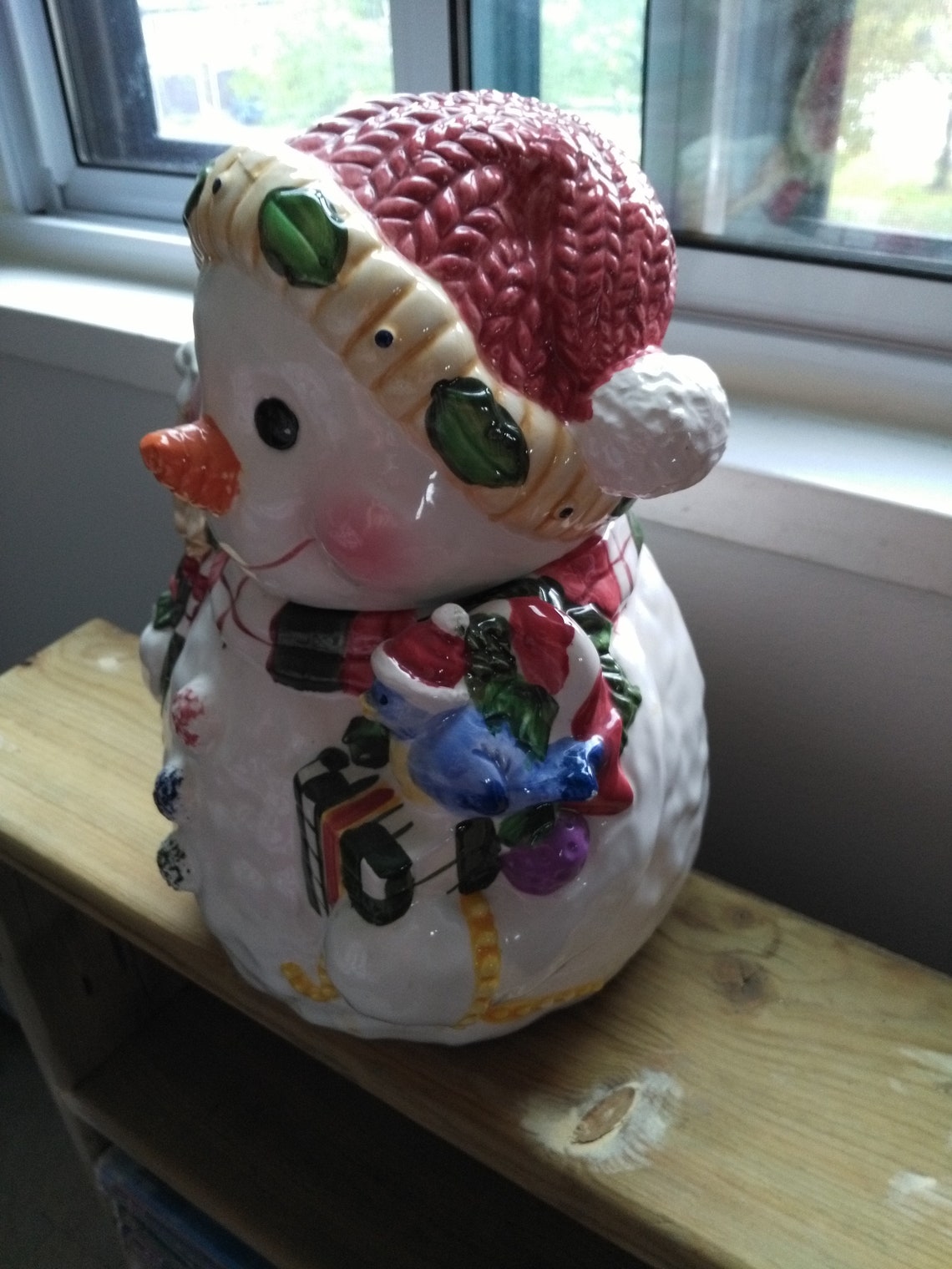 Unique Ceramic Cookie Jar Home Decor Home and Living Cookie Etsy