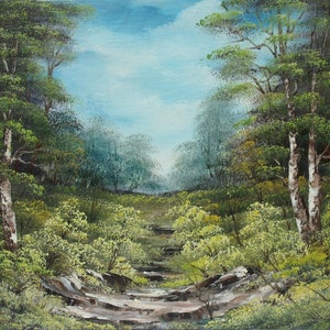 Mayfield, ORIGINAL OIL PAINTING on Stretched Canvas- Landscape 14&quot; x 11&quot;