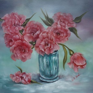 Her Pride, ORIGINAL OIL PAINTING on Stretched Canvas- Still Life 20&quot; x 16&quot;