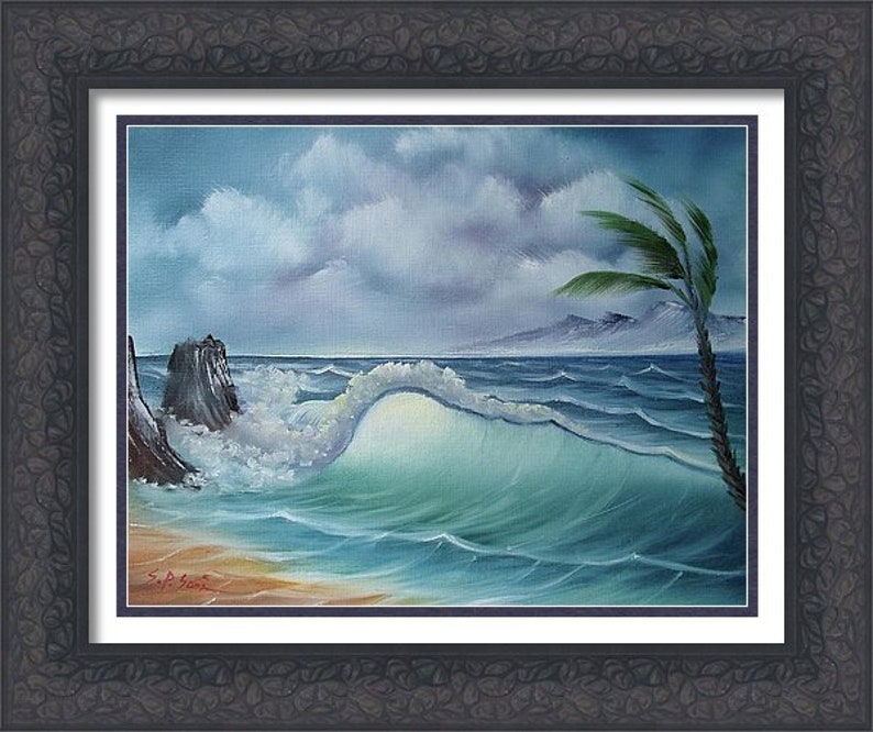 Download Turbulent Sea Art Collectibles Painting Colonialgolfhart Com