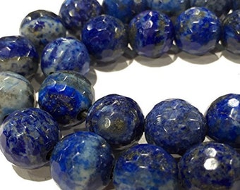 2.5mm Large Hole Afghanistan Lapis Lazuli (Grade AA)