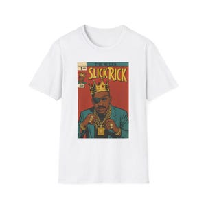 90s Hip Hop Rapper Slick Rick Tee, Hip Hop Lover ,Vintage Graphic Shirt