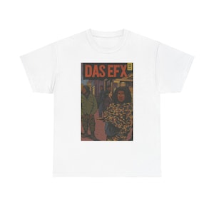 90s Hip Hop T-Shirt, Das Efx Vintage Comic Book Rap Nerd Tee, Unisex Heavy Cotton, Merch