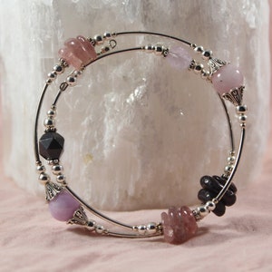 LOVE SPELL BRACELET - Love Spell Jewelry - Love Potion Jewelry - Rhodochrosite Bracelet - Manifest Love Bracelet - Manifest Soul Mate