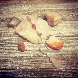 Fertility Necklace - Fertility Crystals - IVF Support - Fertility Aide - Crystals for Fertility - Baby Manifestation Necklace - IVF Aide