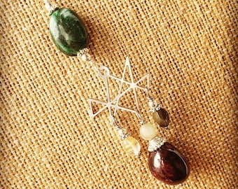 Midas Touch Money Maker Necklace - Attract Wealth, Success, Prosperity - King of Pentacles Necklace - Queen of Pentacles Necklace - Tarot