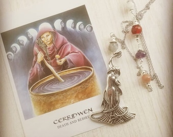 Cerridwen Necklace to Channel Your Inner Magic - Cerridwen Prayer Beads - Cerridwen Jewelry - Cerridwen Talisman - Welsh Goddess Necklace