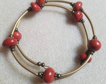 Red Jasper Bracelet for Vitality and the Power of Authentic Truth! Root Chakra Bracelet - Red Jasper Mala Bracelet - Root Chakra Bracelet