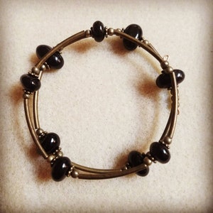 Obsidian Bracelet - Protection Bracelet - Grounding Bracelet - Obsidian Jewelry - Crystal Protection Bracelet - Black Obsidian Wrap Bracelet