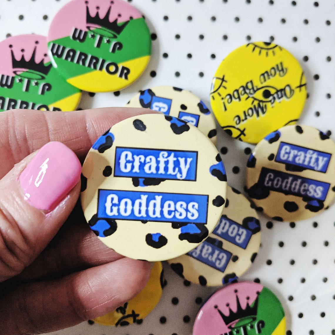 Craft Pin Badges Etsy