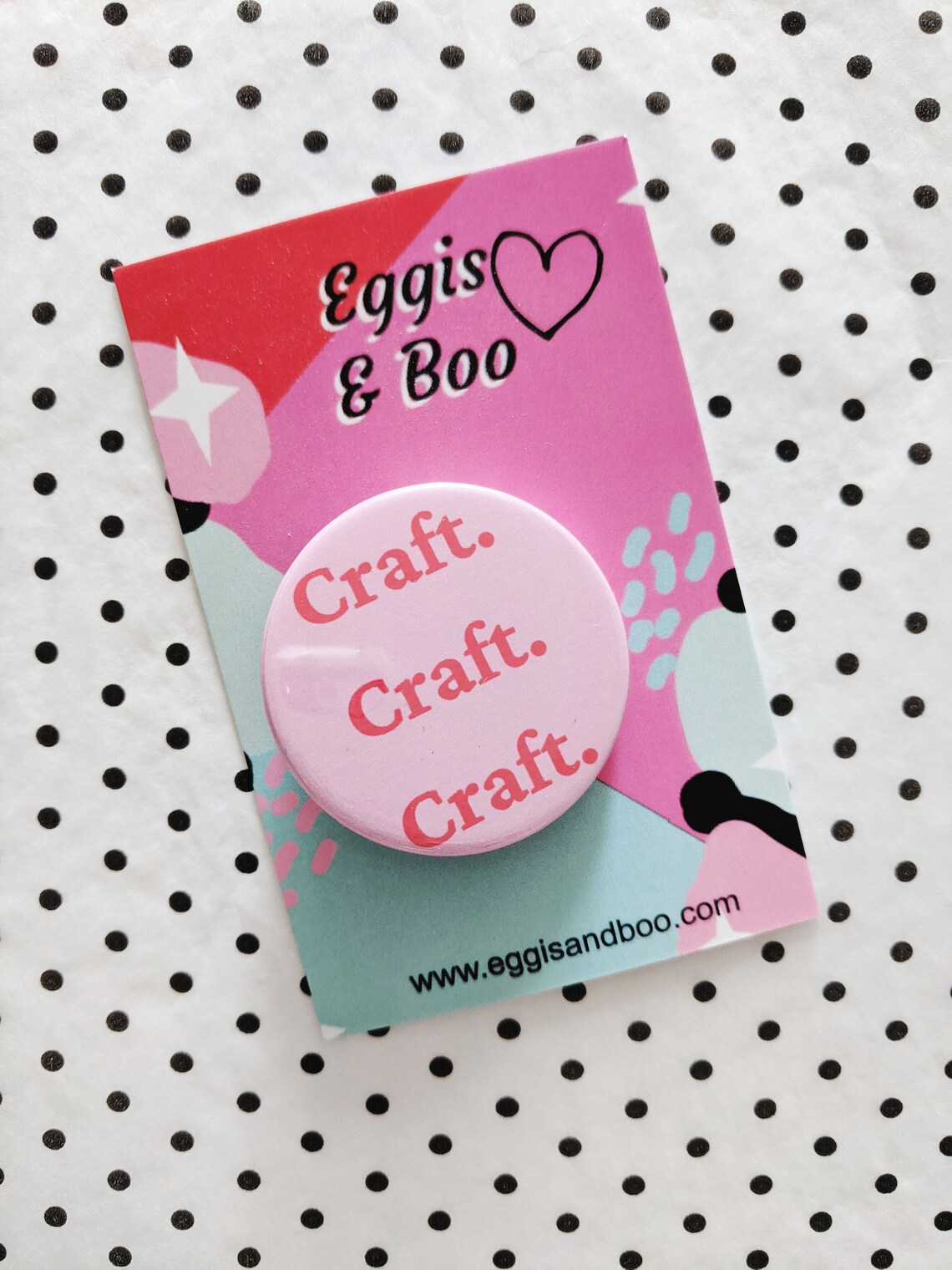 Craft Pin Badges Etsy