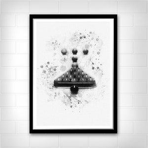 Billiards Snooker wall art posters set in Black and White Watercolor wall decor Christmas gift gift image 4