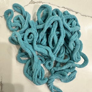 Robin’s Egg  - 10&quot; Pro Cotton Potholder Loops,  set of 27 loops for Pro Friendly Loom.  New and Unused.