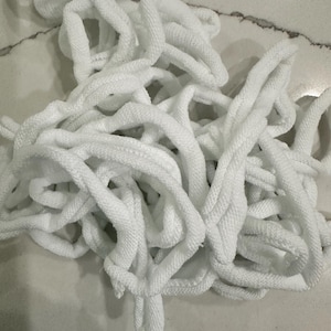 White - 10&quot; Pro Cotton Potholder Loops,  set of 27 for Pro Friendly Loom.  New and Unused.