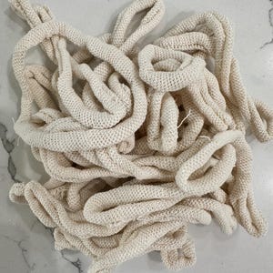 Winter White - 10&quot; Pro Cotton Potholder Loops,  set of 27 for Pro Friendly Loom.  New and Unused.