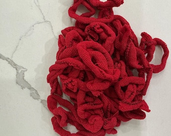 Red Potholder Loops: Friendly Loom PRO (Set of 27)