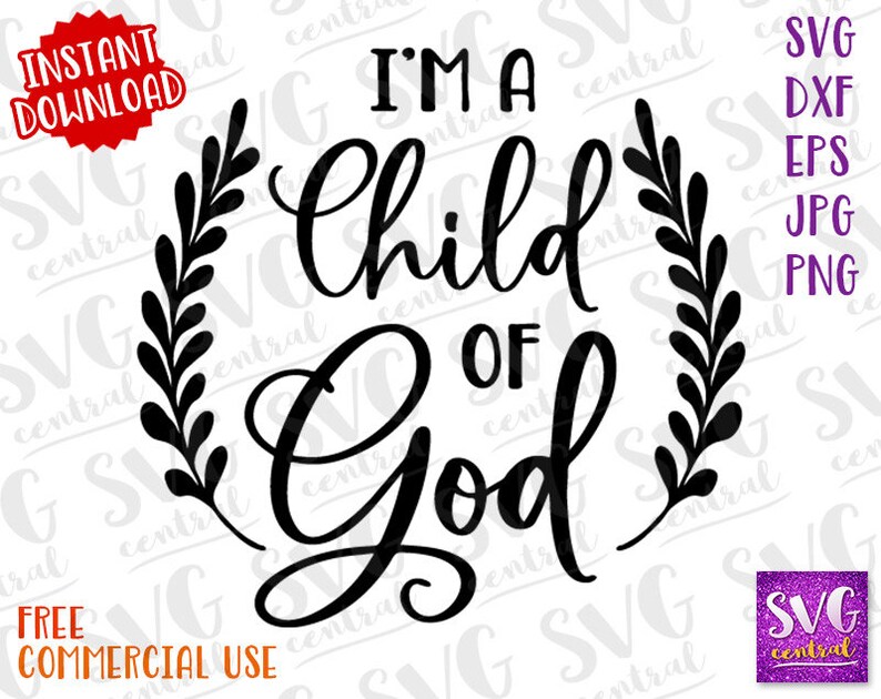 Download Child of God svg instant download son of god christian t ...