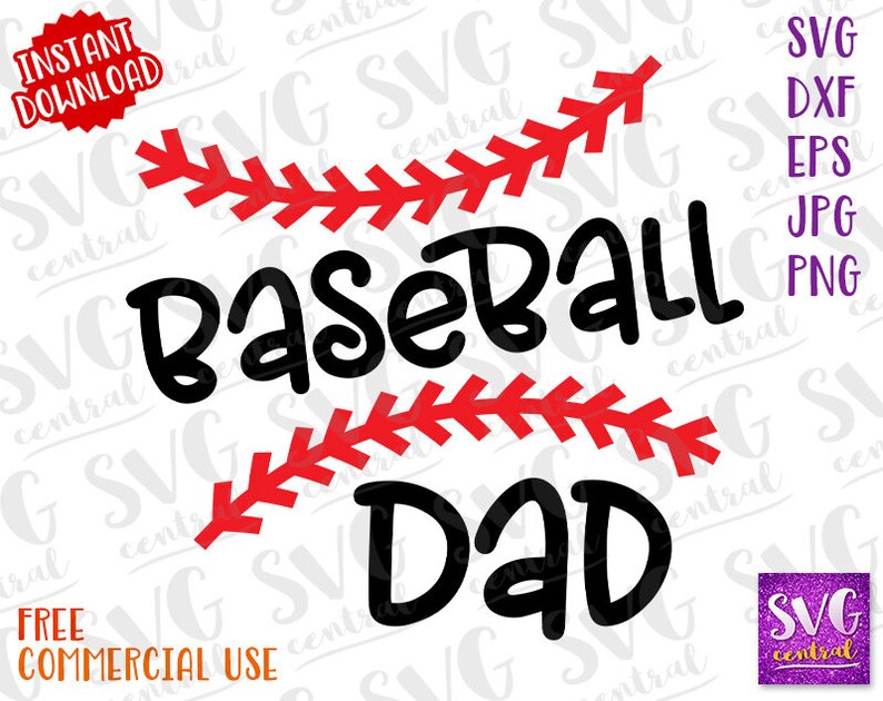 Download Baseball Dad Baseball svg Baseball silhouette cutting | Etsy