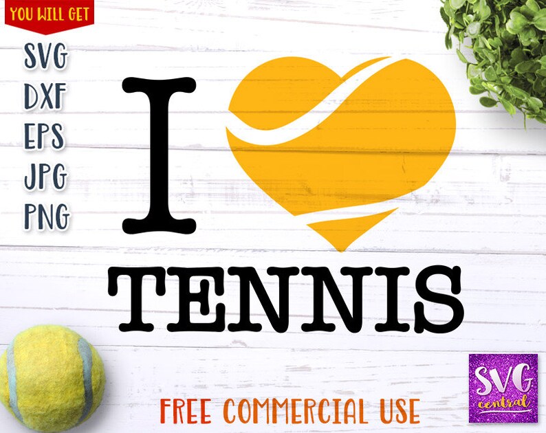 Free Free Love Tennis Svg 483 SVG PNG EPS DXF File