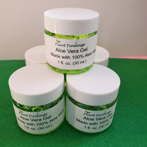 3 Bottles of  Aloe Vera Gel  in  1 Oz. Made from Pure Aloe Vera