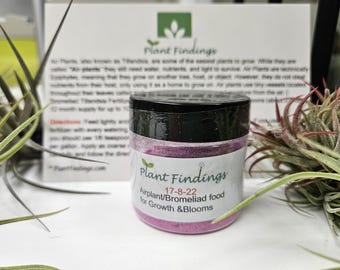 Airplants /Tillandsia /Bromeliad Fertilizer 17-8-22 Grow More 2 oz.